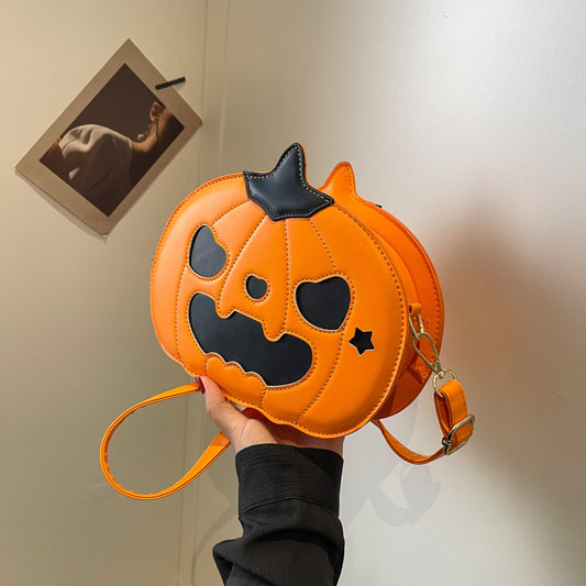 Pumpkin Bag Women's Halloween Shoulder Messenger Bag